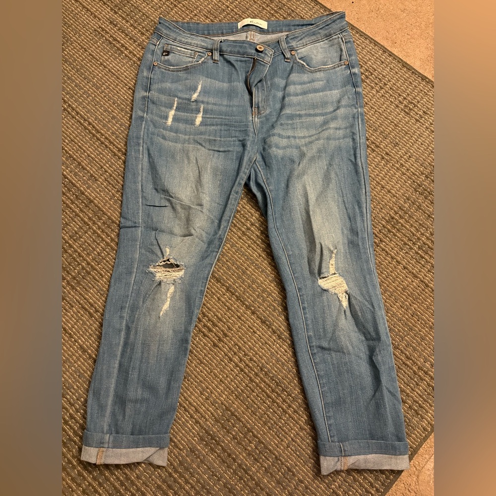 KanCan Distressed Blue Skinny Jeans